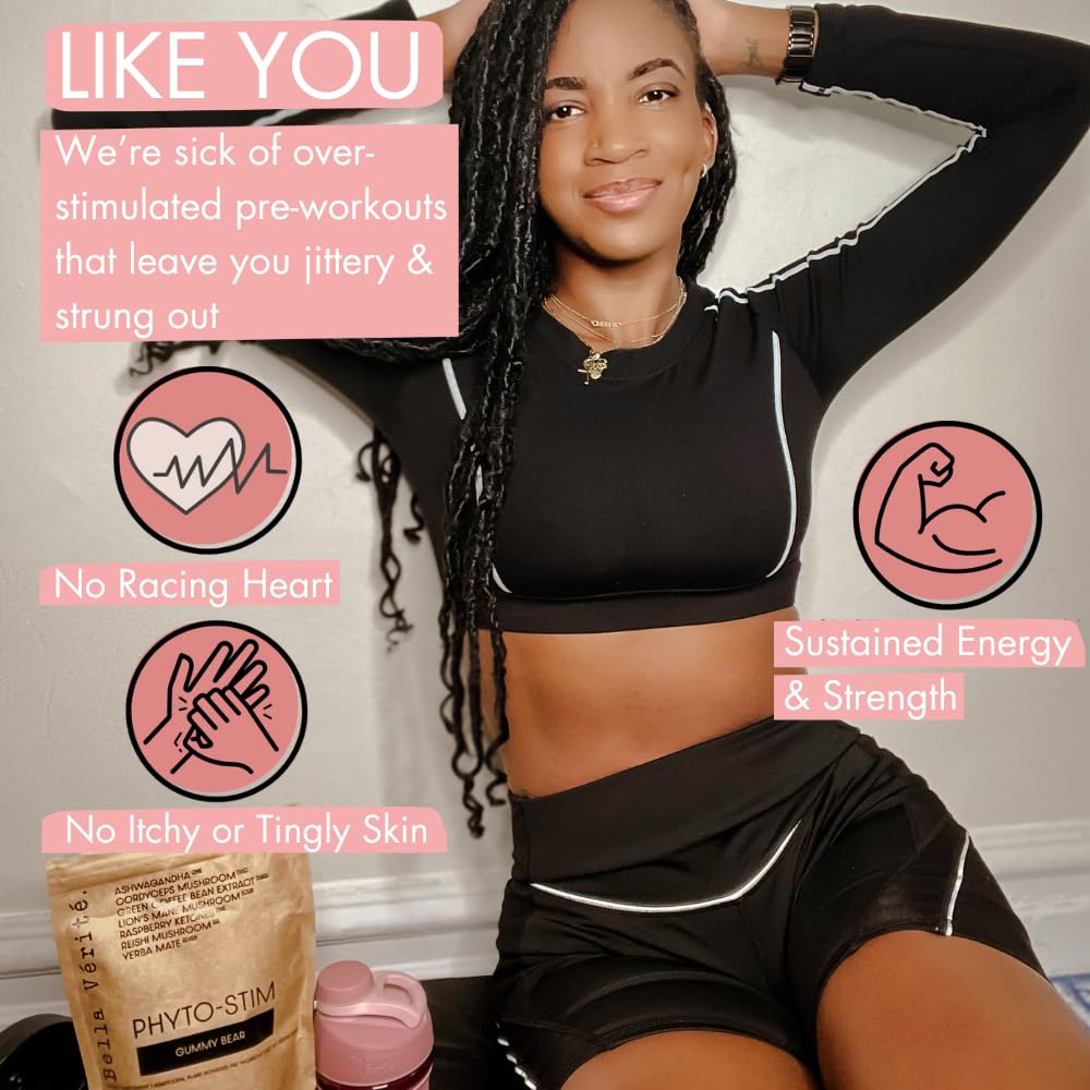 Bella Vérité Phyto Stim Pre-Workout Powder Energy - 30 Servings - image 3