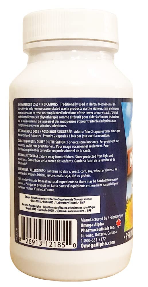 Omega Alpha Kidney Plus - 90 Capsules - image 3