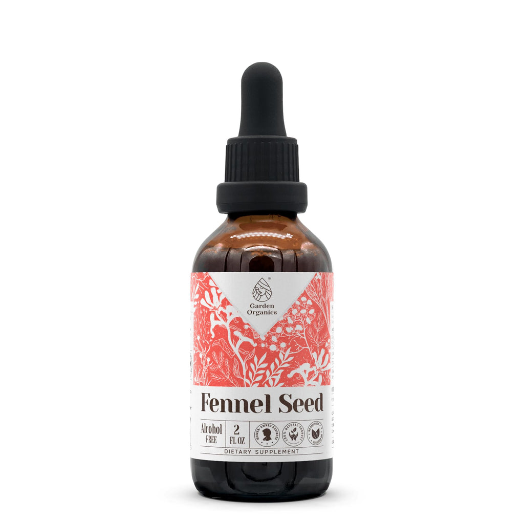 Garden Organics Fennel Seed Alcohol-Free Tincture Extract - 2 fl oz