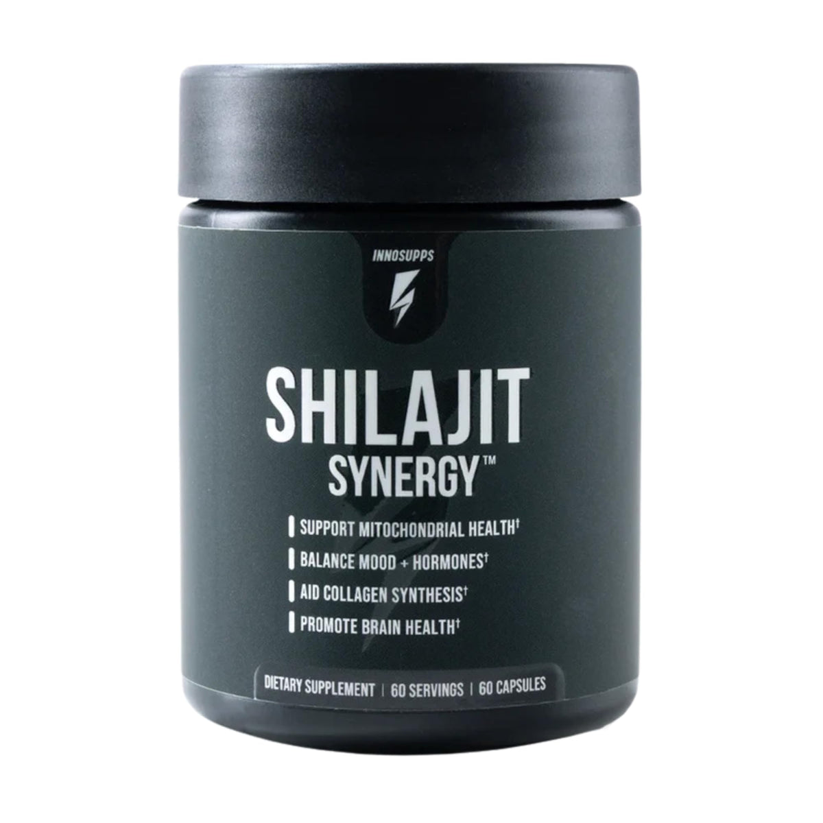 InnoSupps Inno Shilajit Synergy with Ashwagandha & Ginseng - 60 Capsules