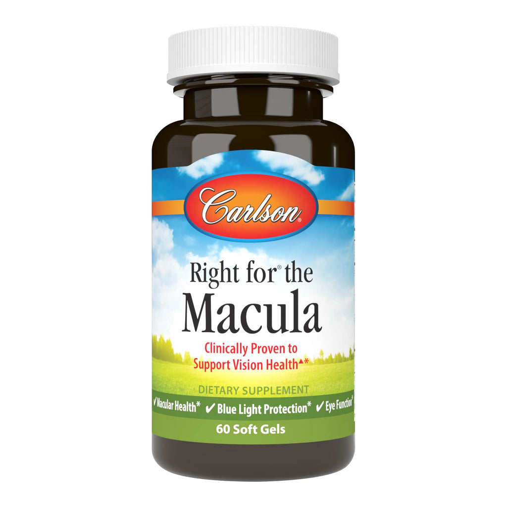Carlson Right for The Macula with Lutemax 2020 - 60 Softgels