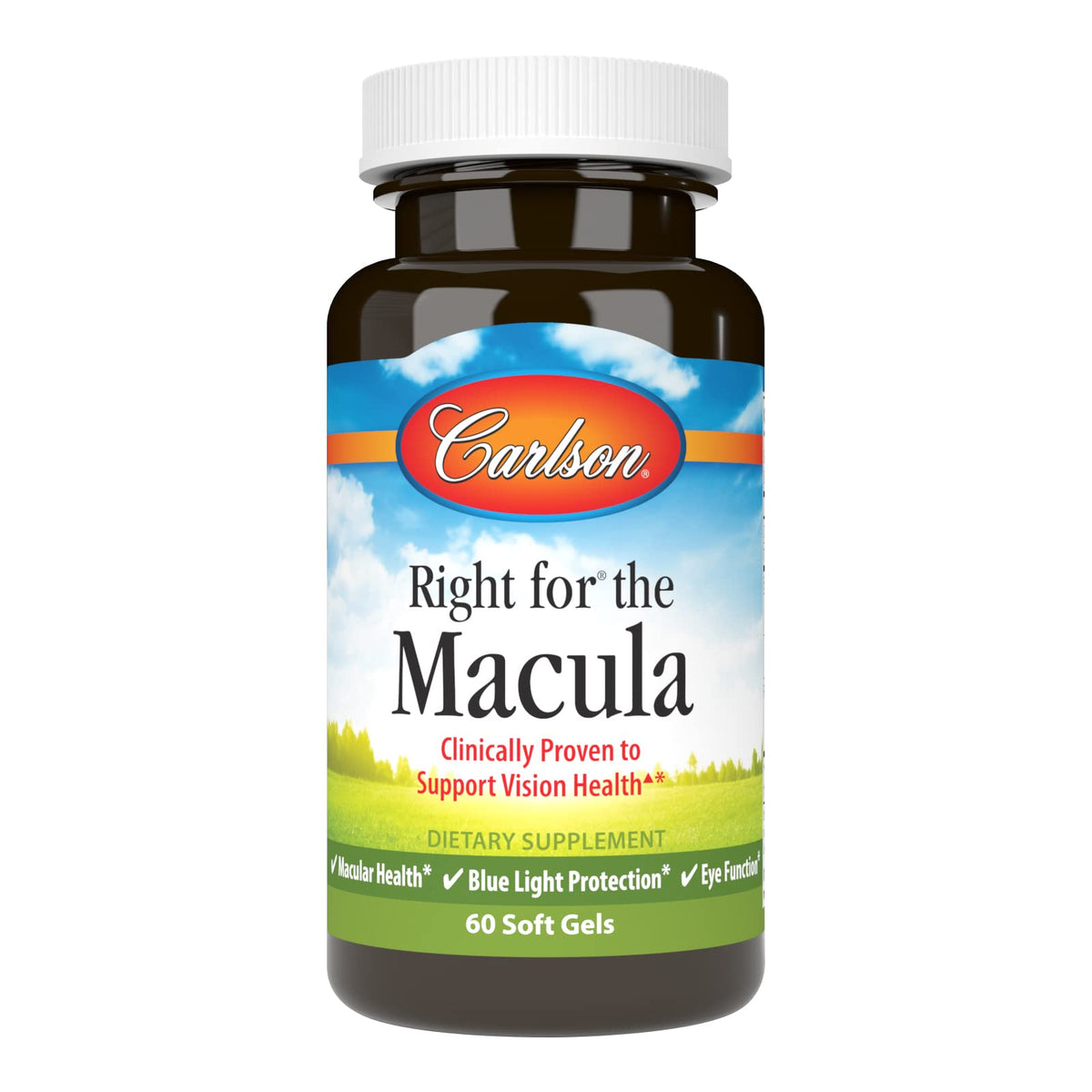 Carlson Right for The Macula with Lutemax 2020 - 60 Softgels