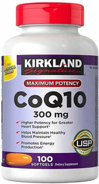 Kirkland Signature CoQ10 300mg - 100 Softgels