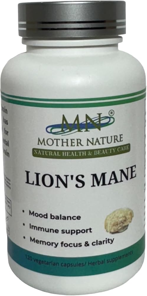 Mn Mother Nature Inc Mother Nature Lion's Mane Mushroom 1000mg - 120 Capsules - image 5
