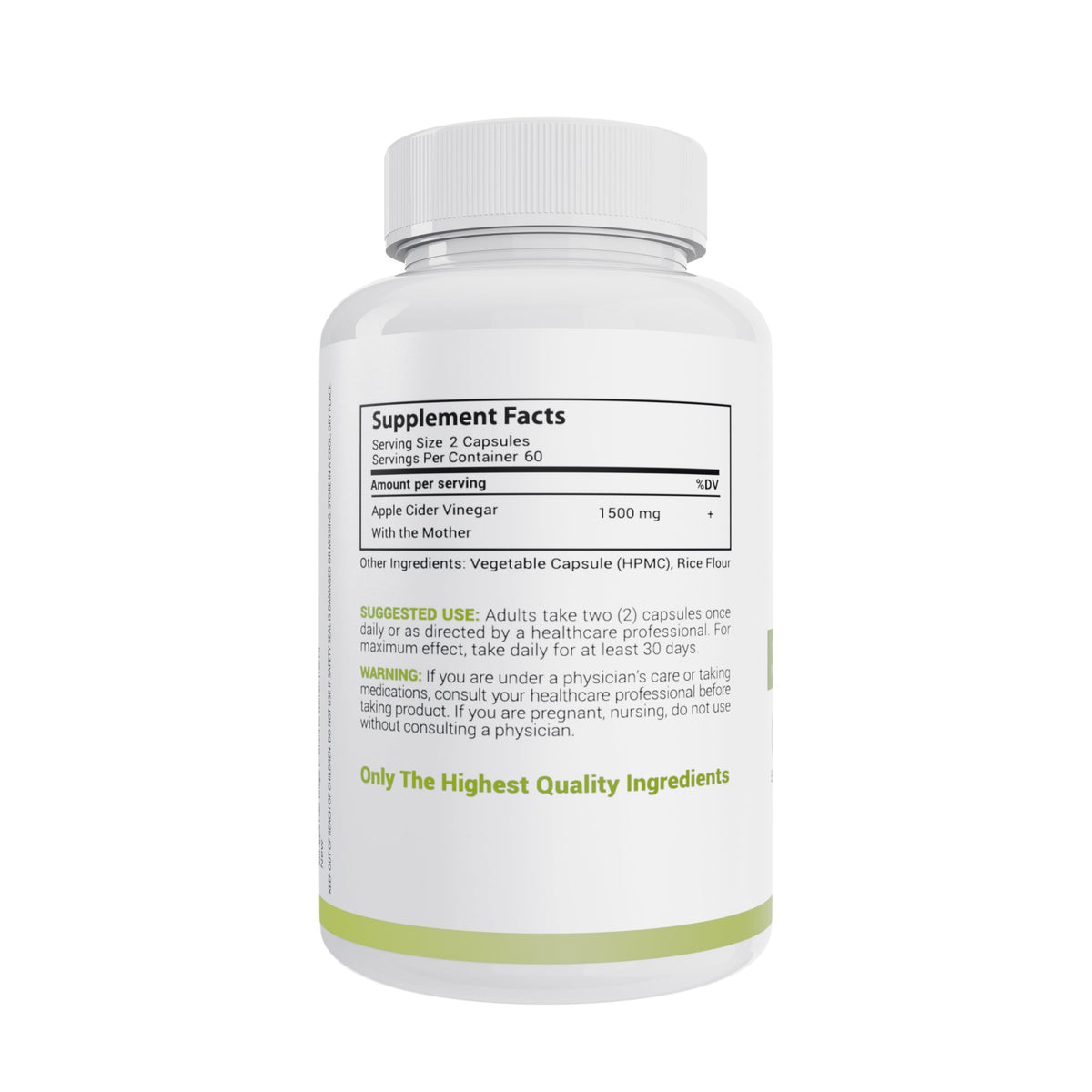 MaxX Labs Apple Cider Vinegar Capsules with The Mother - Healthy ACV