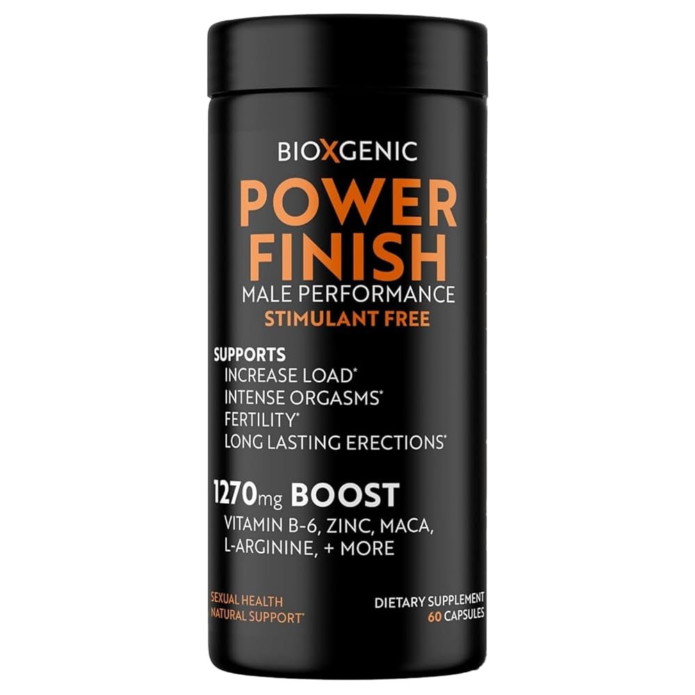 BioXgenic POWER FINISH Male Performance Formula - 60 Capsules