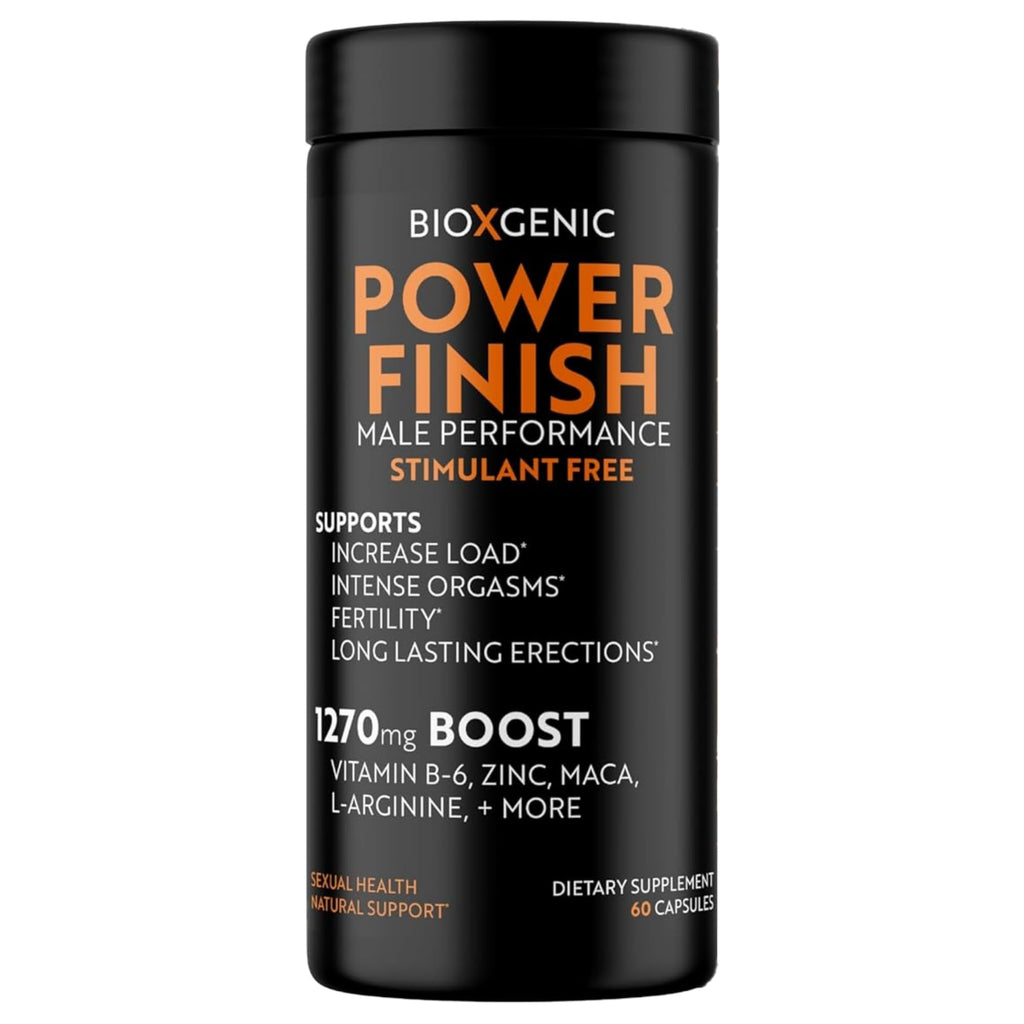 BioXgenic POWER FINISH Male Performance Formula - 60 Capsules