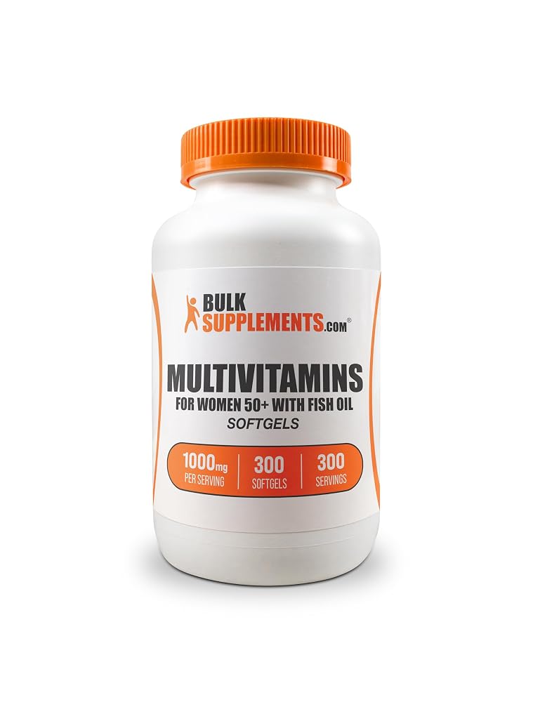 BulkSupplements Multivitamin for Women 50 Plus - 300 Softgels - image 7