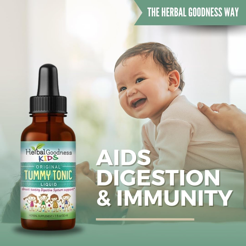 Herbal Goodness Kids Tummy Support Tonic Liquid Extract - 1 Fl Oz - image 6