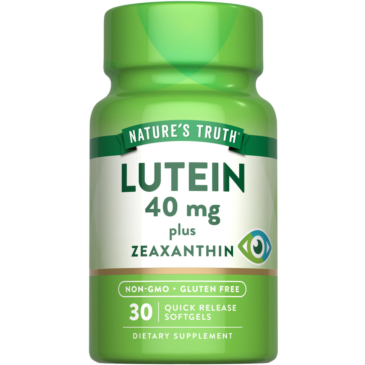 Nature's Truth Lutein and Zeaxanthin Supplement 40mg - 30 Softgels