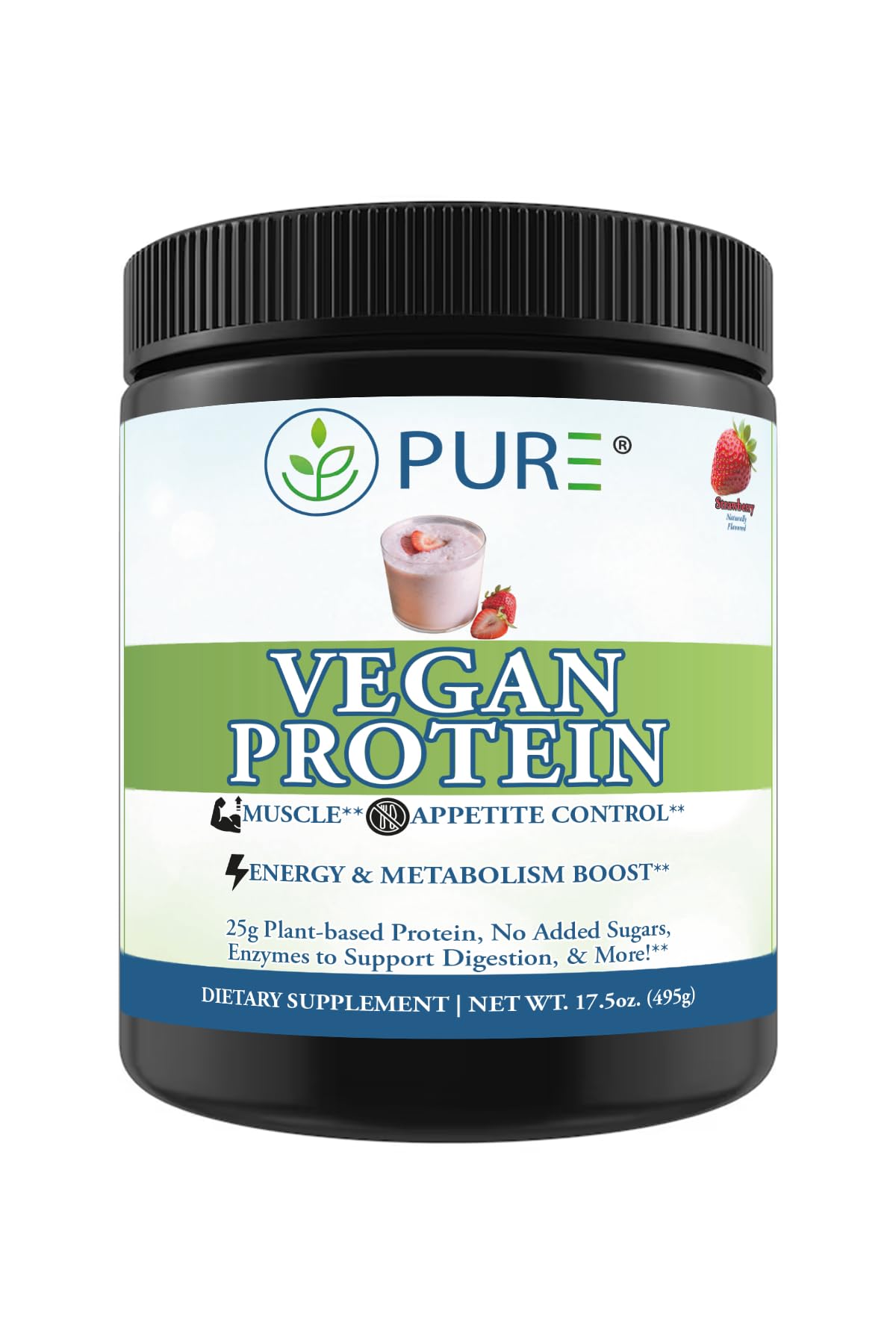PURE® Vegan Protein Powder - 25g Plant Based Protein