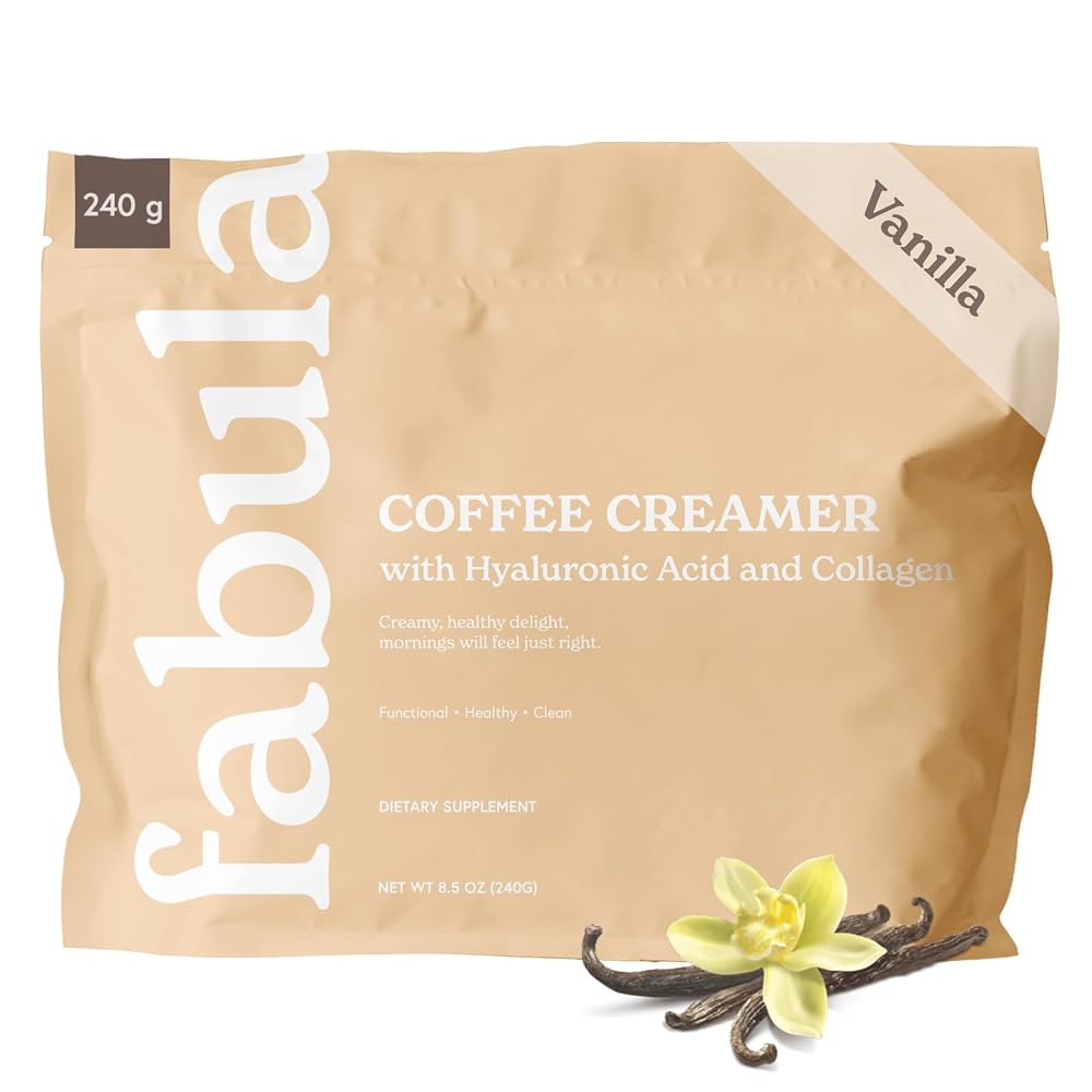 Fabula Collagen Creamer for Coffee with Hyaluronic Acid - 8.5 Oz