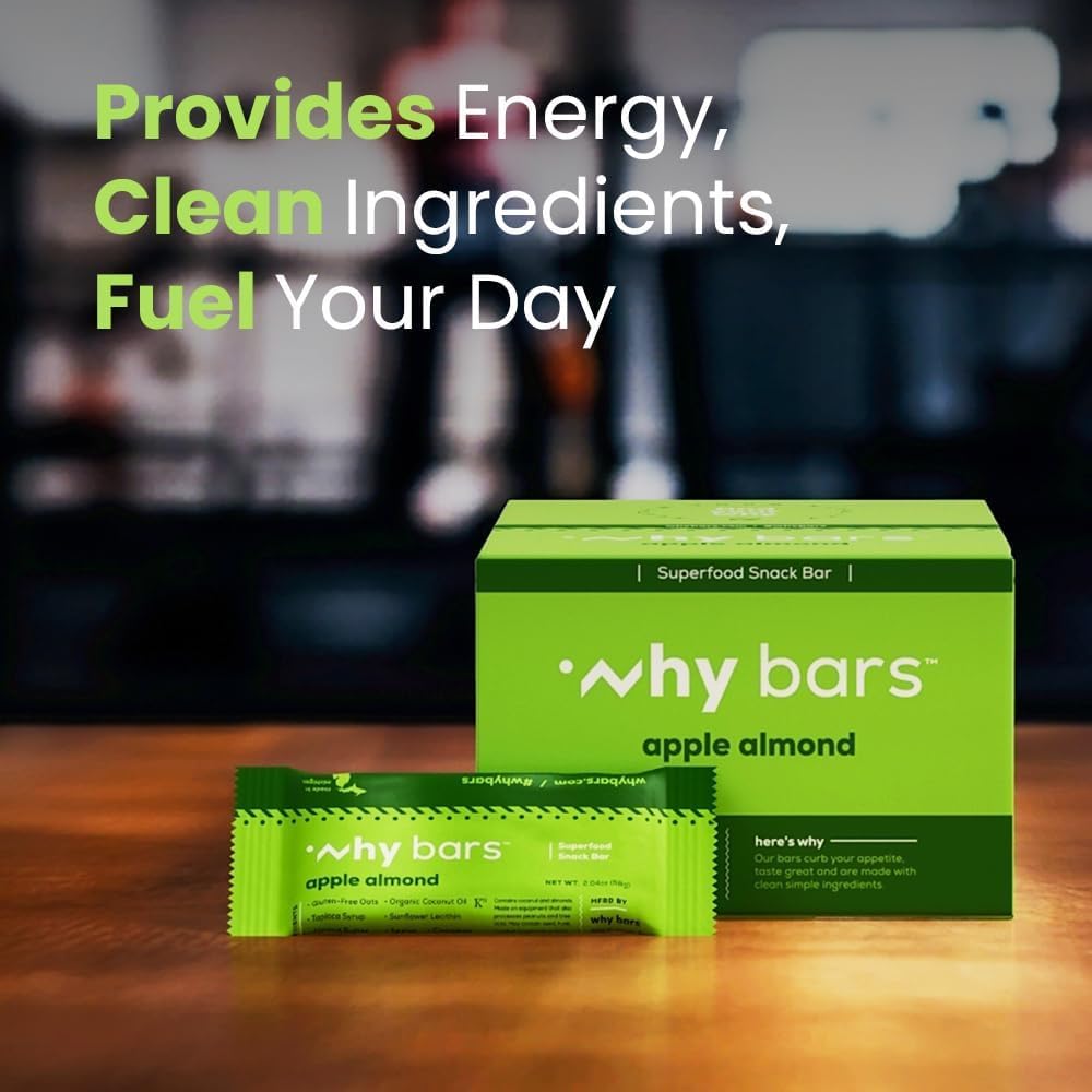 Why Bars, Superfood Protein Bars, 2.04 Ounce Bars - Protein Bar