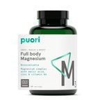 Puori M3 Magnesium Complex Supplement - 120 Vegan Capsules