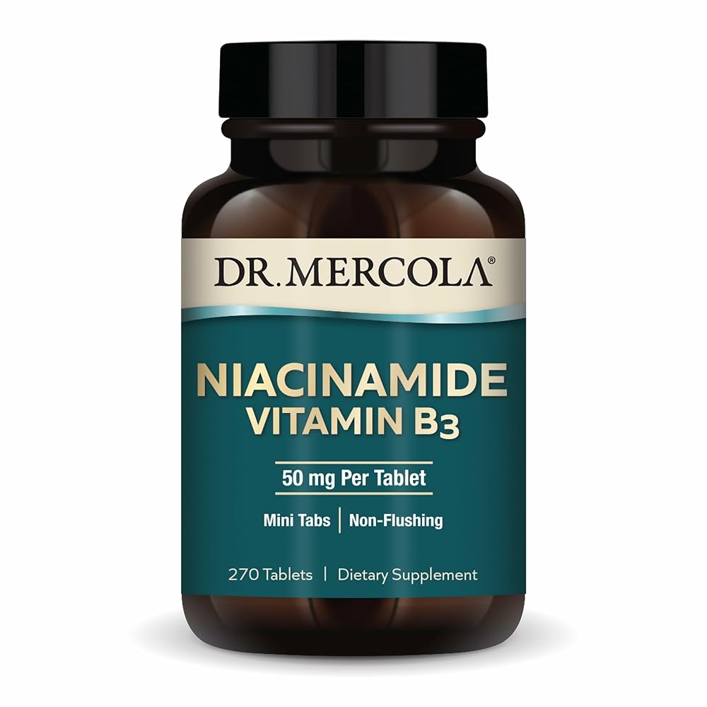 Dr. Mercola Niacinamide Vitamin B3 50 mg - 270 Tablets