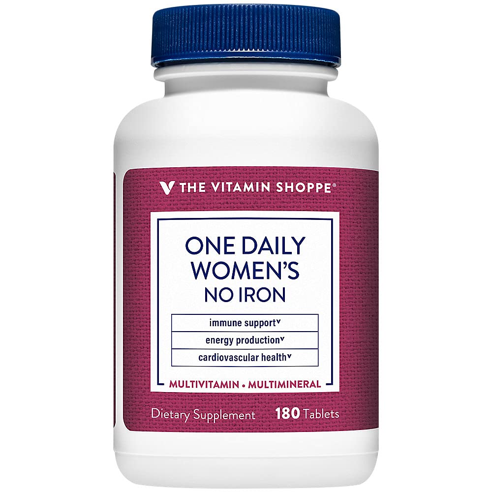 The Vitamin Shoppe Once Daily Women's Multivitamin No Iron - 180 Tablets