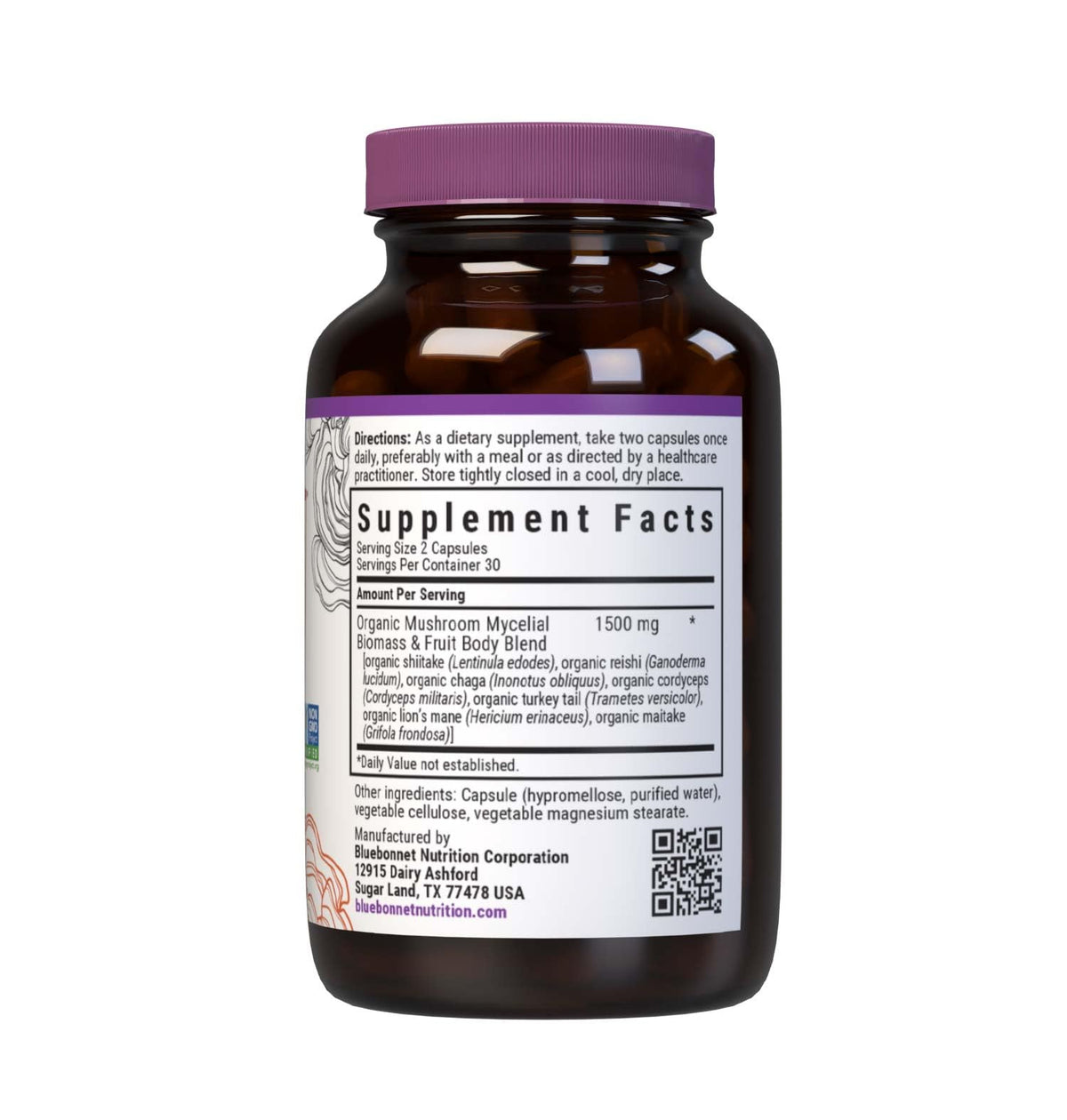 BlueBonnet Nutrition Myco-7 Mushroom Defense - 60 Vegetable Capsules - image 2