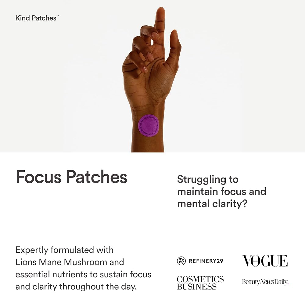 Kind Patches Focus Patches for Mental Clarity - 30 Count - image 2