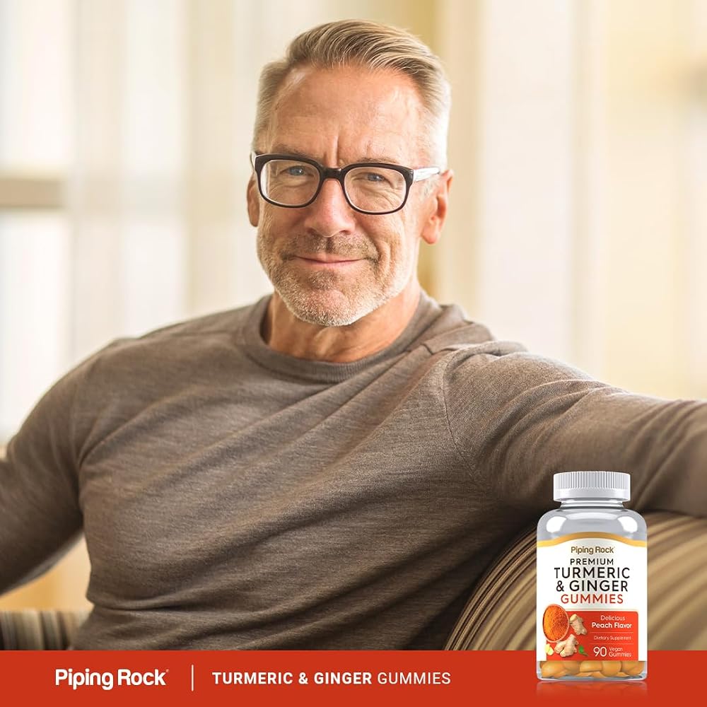 Piping Rock Turmeric and Ginger Gummies - 90 Count - image 6