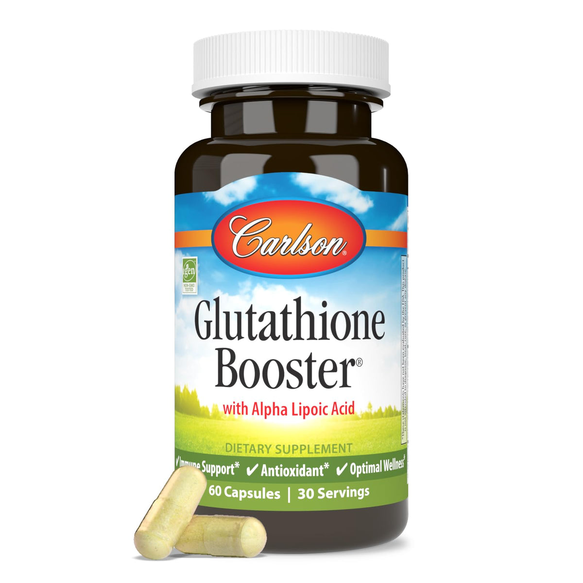 Carlson Glutathione Booster Alpha Lipoic Acid - 60 Capsules - image 5