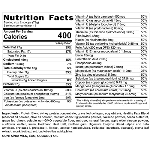 HLTH Code Complete Meal Replacement Shake Vanilla - 15 Servings - image 3