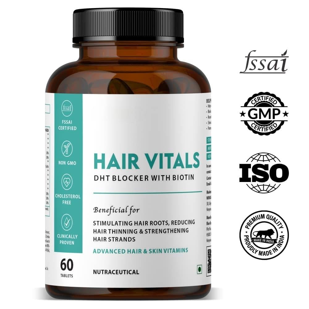 Generic Hair Vitals DHT Blocker with Biotin Tablets - 60 Tablets - image 3