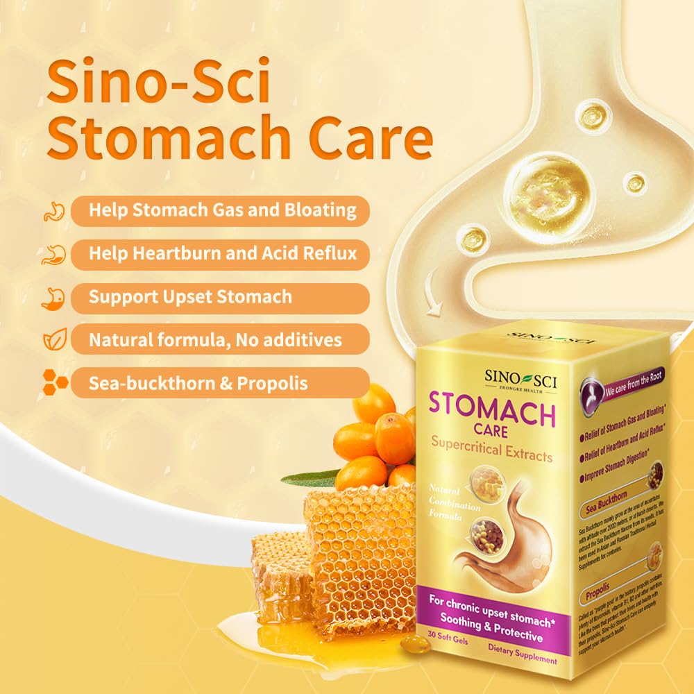 Sino-Sci Stomach Care Digestive Support - 30 Capsules - image 3