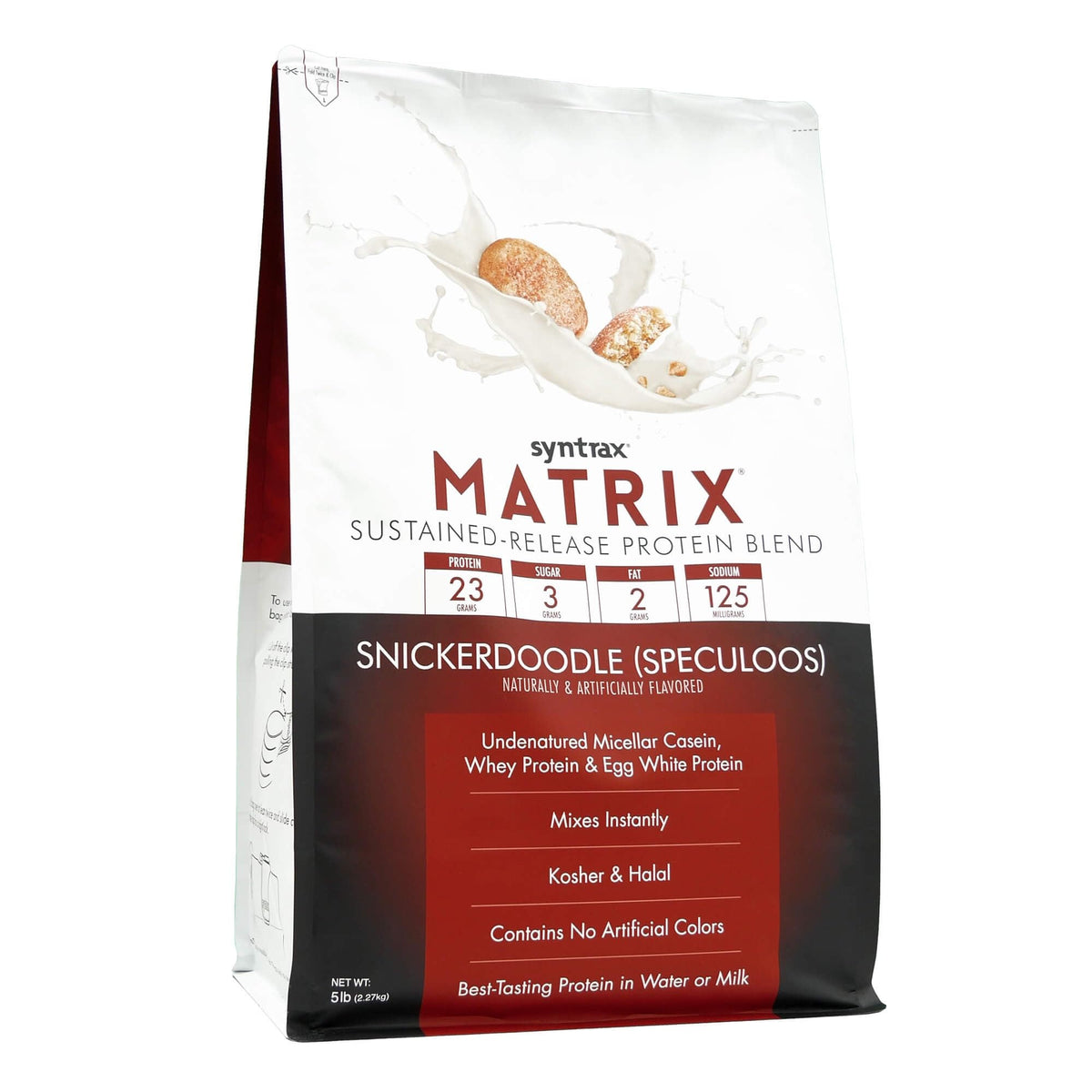 Syntrax Matrix Sustained-Release Protein Powder Snickerdoodle - 5 lbs - image 2