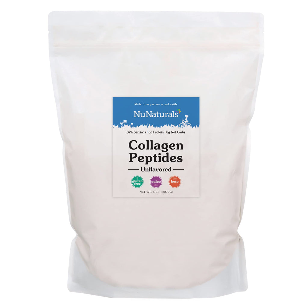 Nunaturals Collagen Peptides Powder Type I & III - 5 lb