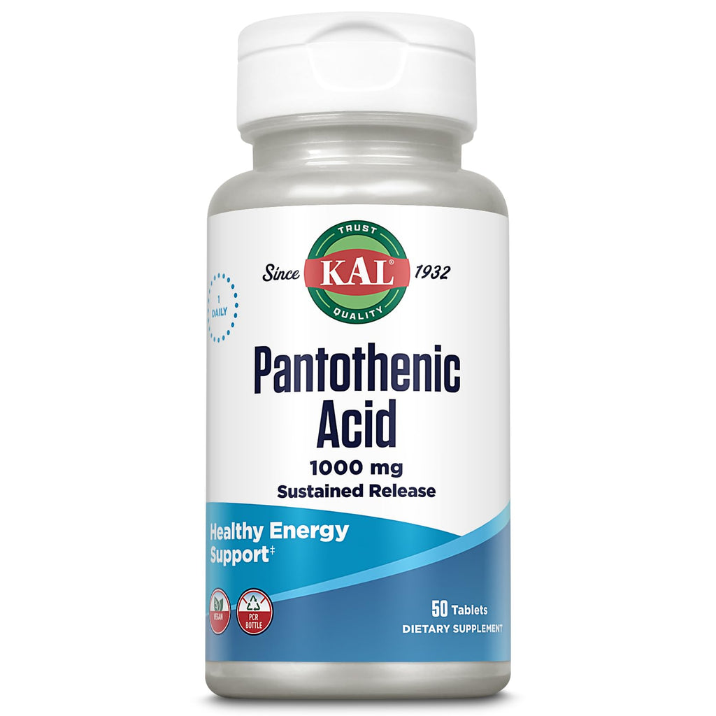 KAL 1000 Mg Pantothenic Acid Tablets