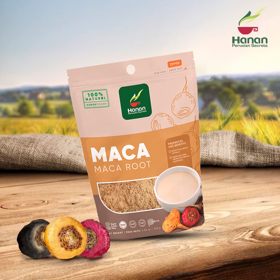 HANAN PERUVIAN SECRETS Maca Peru FitLight Super food Root Powder