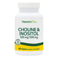 NaturesPlus Choline & Inositol 500 mg - 60 Vegetarian Tablets