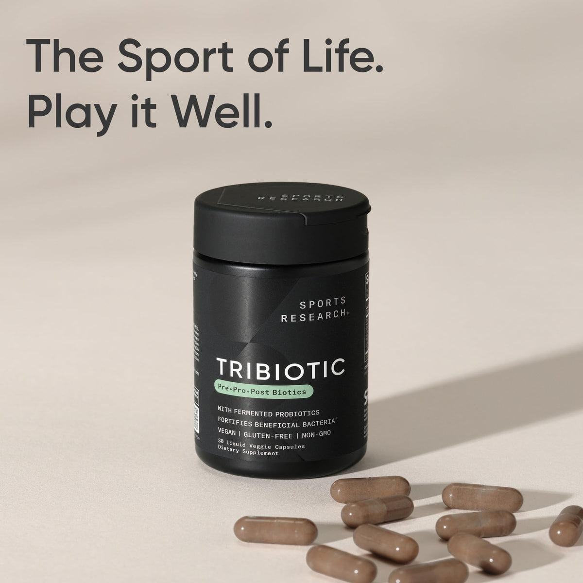 Sports Research Tribiotic 3-in-1 Pre·Post·Probiotic - 30 Liquid Caps - image 7