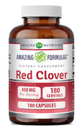 Amazing Formulas Red Clover 430 mg Capsules Supplement