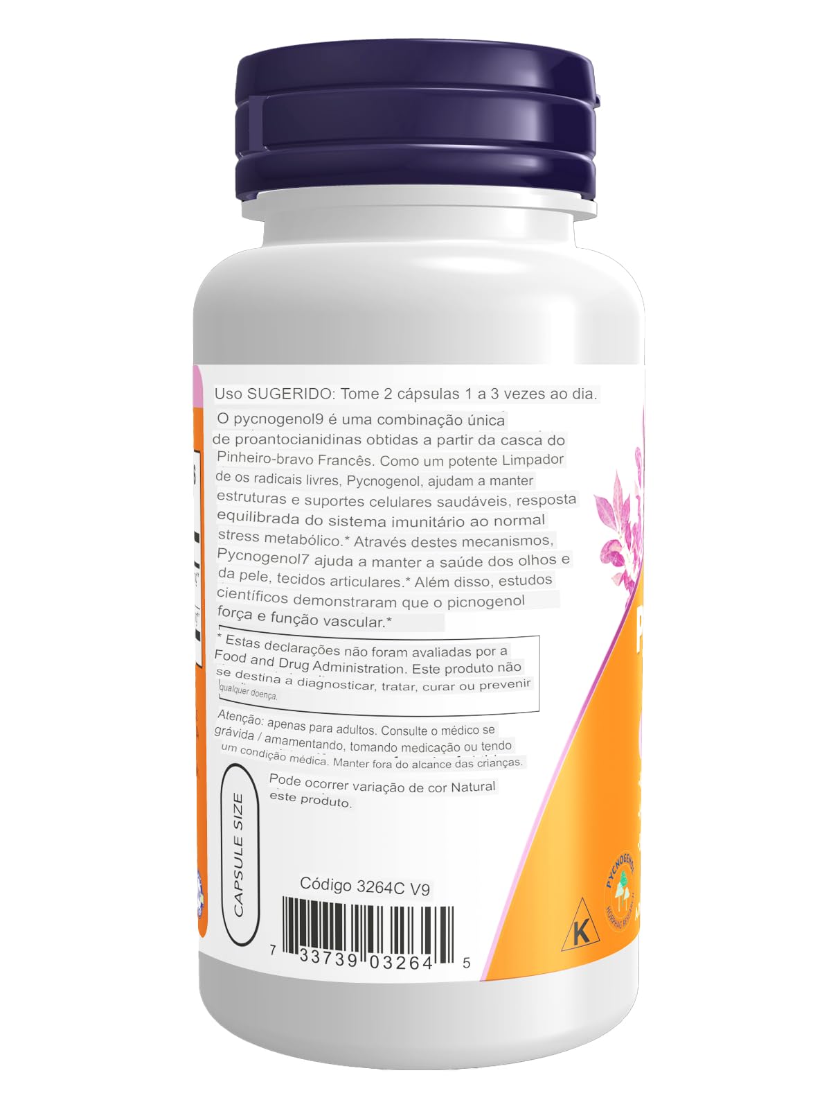 NOW Foods Pycnogenol 30 mg - 120 Capsules - image 3