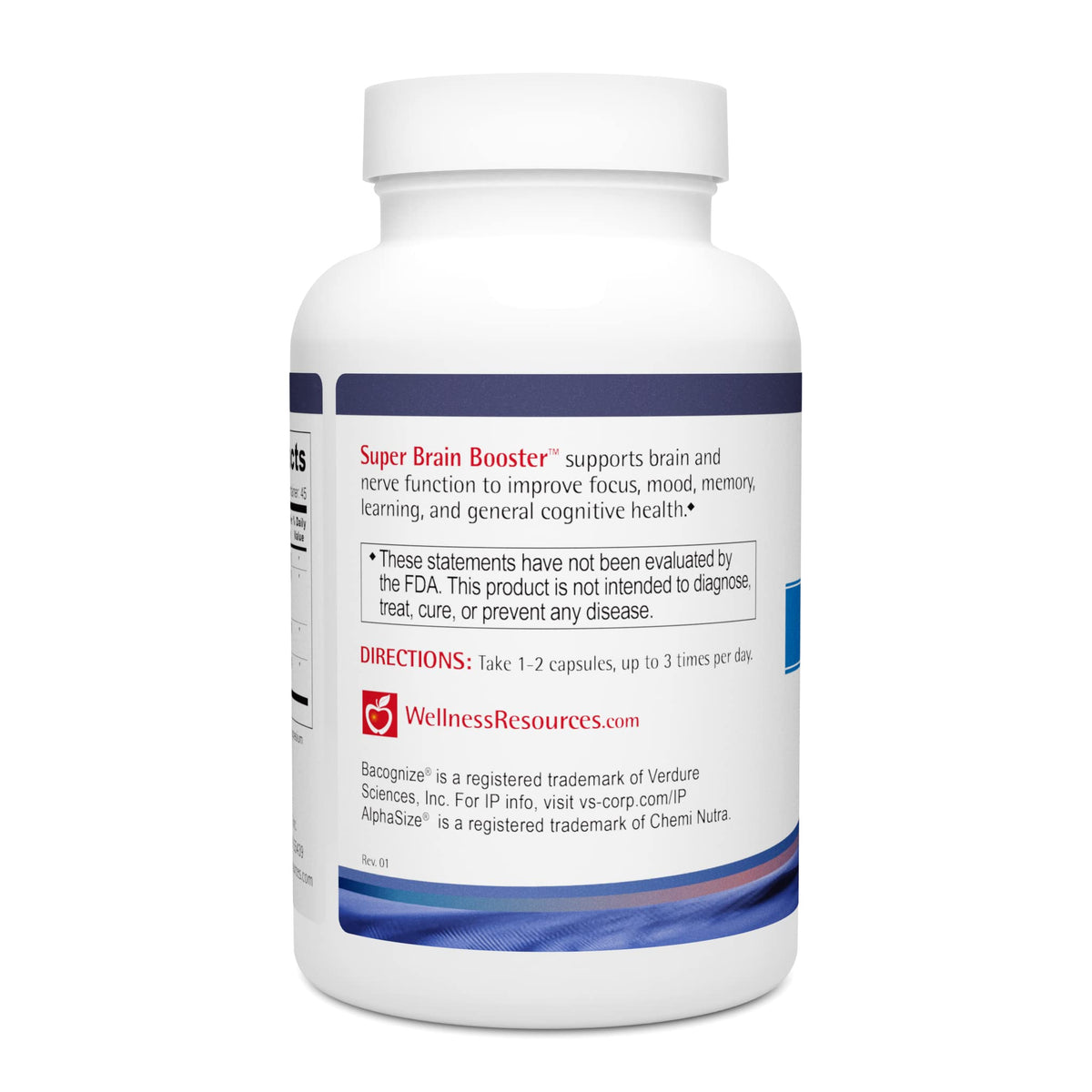 Wellness Resources Super Brain Booster for Mental Clarity - 90 Capsules - image 3