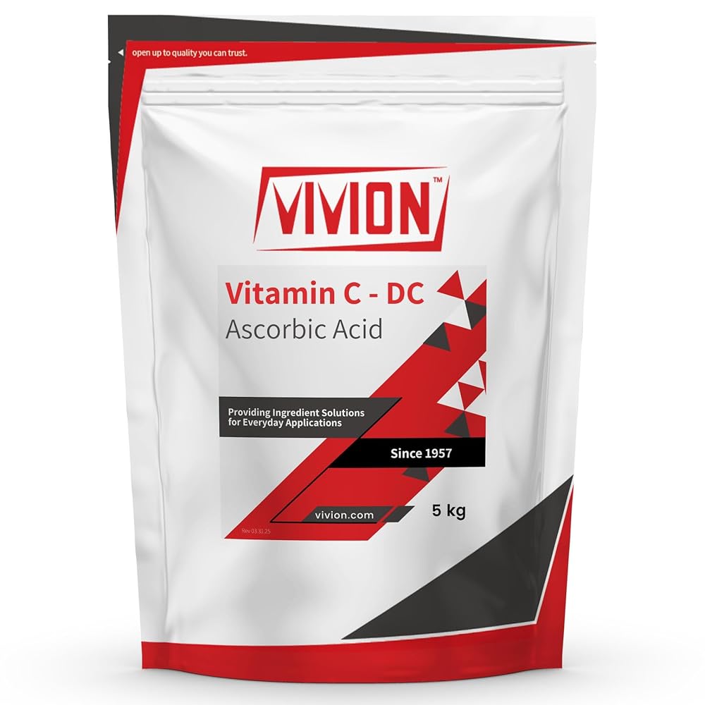 Vivion Vitamin C DC Powder - 5 kg Ascorbic Acid Tablet Binder
