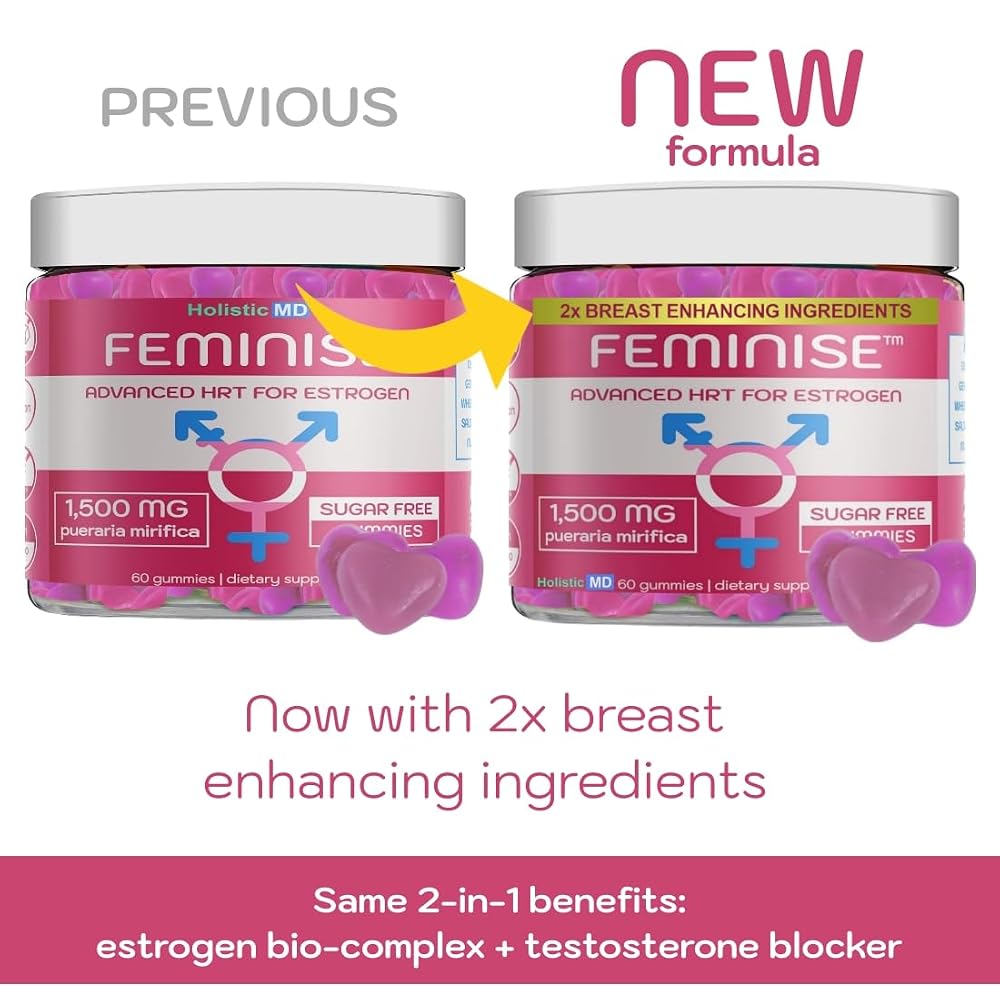 Holistic MD HRT Estrogen Supplement for Women - 60 Gummies - image 3