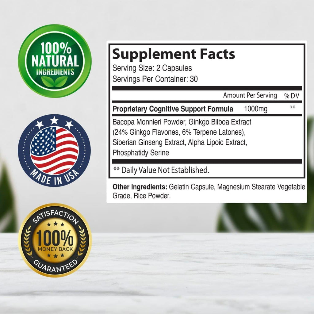 IDEAL PERFORMANCE Reawaken Brain Health & Memory Support - 300 Capsules - image 5