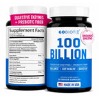 GOBIOTIX 100 Billion Digestive Enzymes Probiotics - 30 Capsules