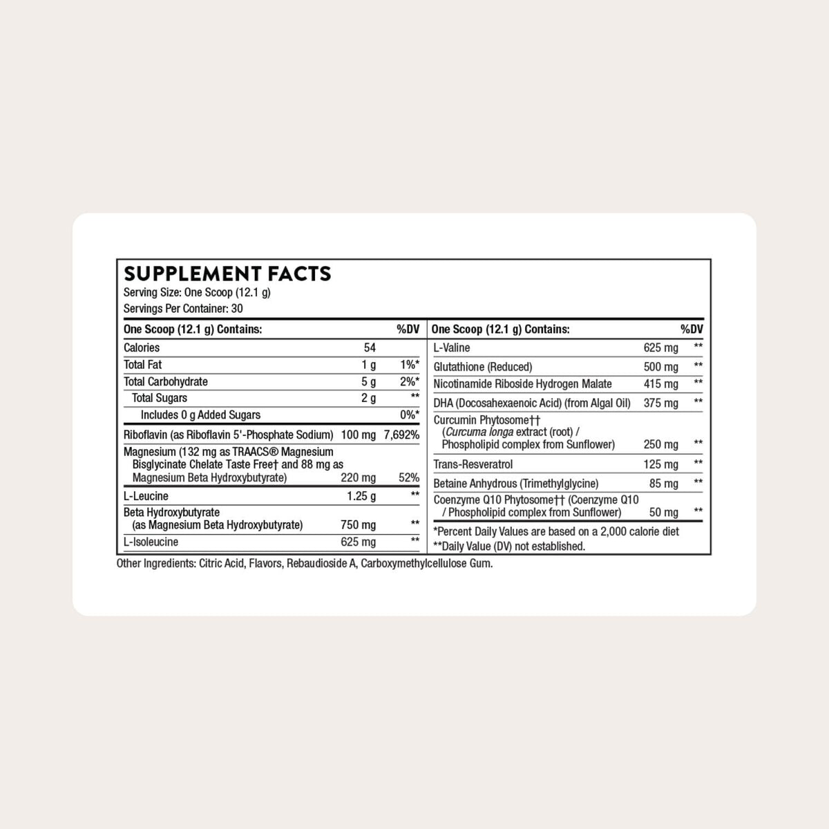 THORNE SynaQuell+ Brain Support Powder - 30 Servings - image 2