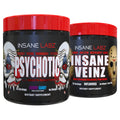 Psychotic, Insane Veinz, Pre Workout Stack Fruit Punch