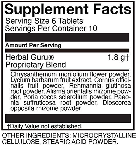 Herb Guru Eye Nourish Qi Ju Di Huang Herbal Support - 60 Vegetarian Capsules - image 2
