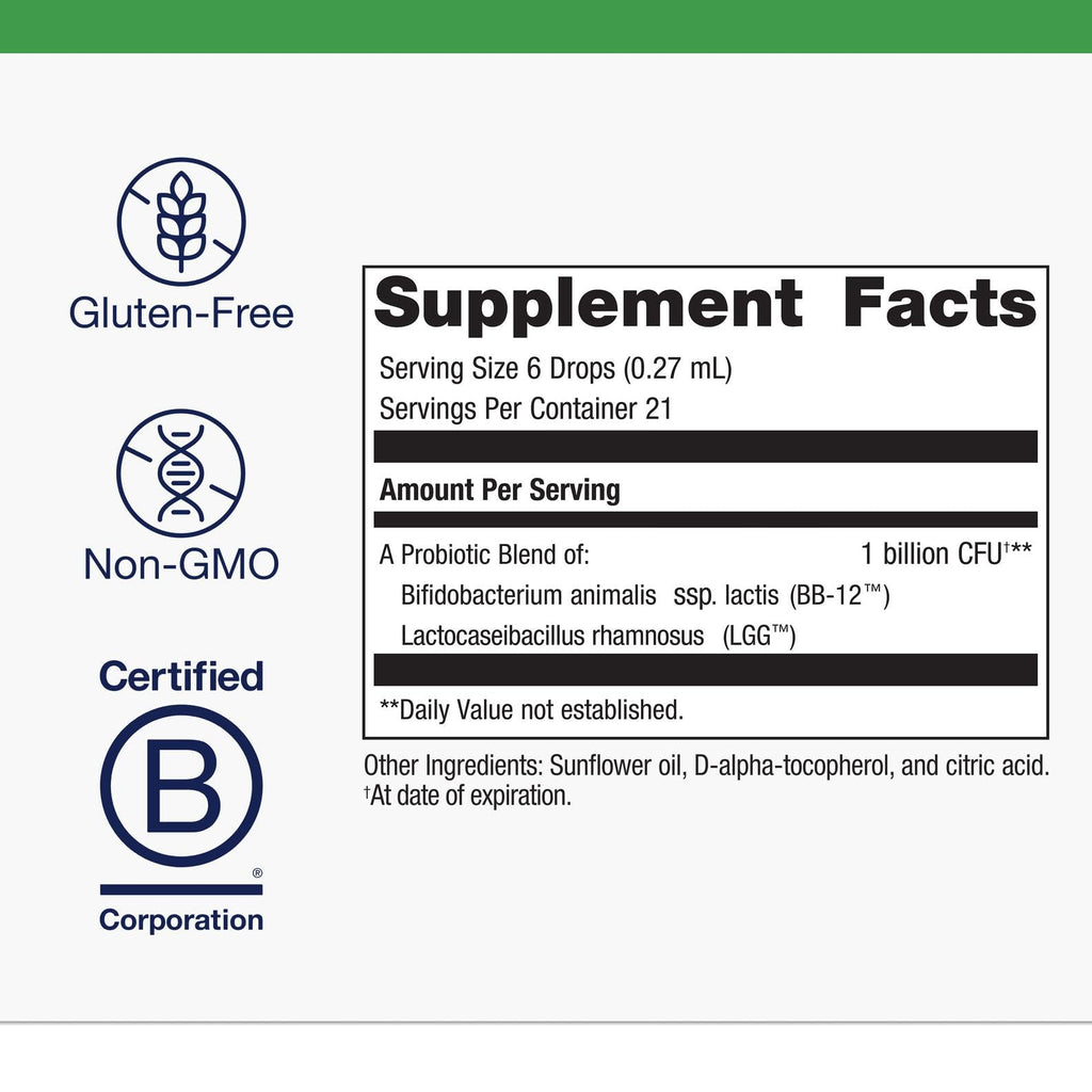 Metagenics UltraFlora Baby Probiotic Drops 1 Billion CFU - 0.19 fl oz - image 4