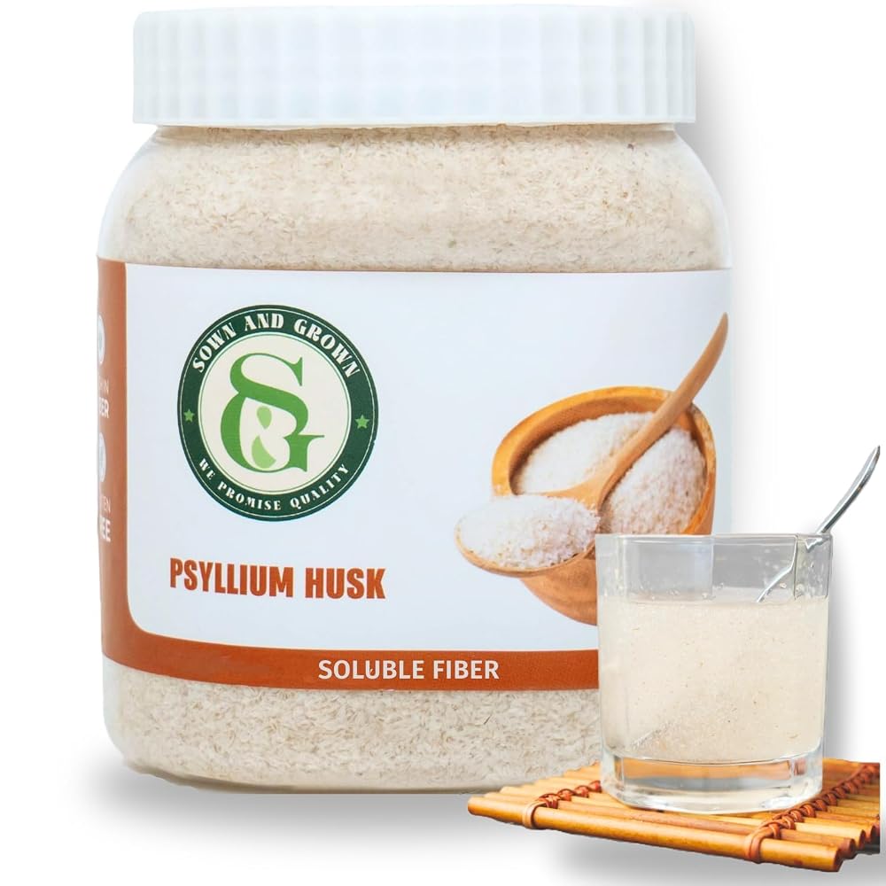 Sownandgrown Psyllium Husk Whole Fiber Supplement - 12 Ounce