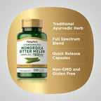 Piping Rock Bitter Melon Capsules - 200 Capsules - image 4