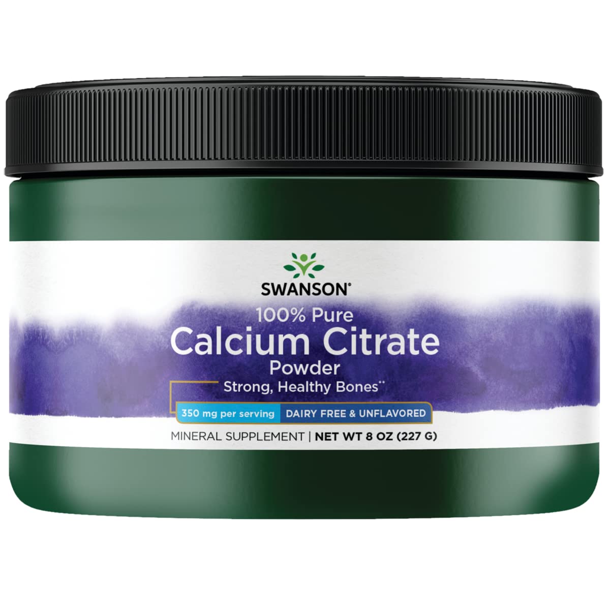 Swanson 100% Pure Calcium Citrate Bone Support Powder - 8 oz