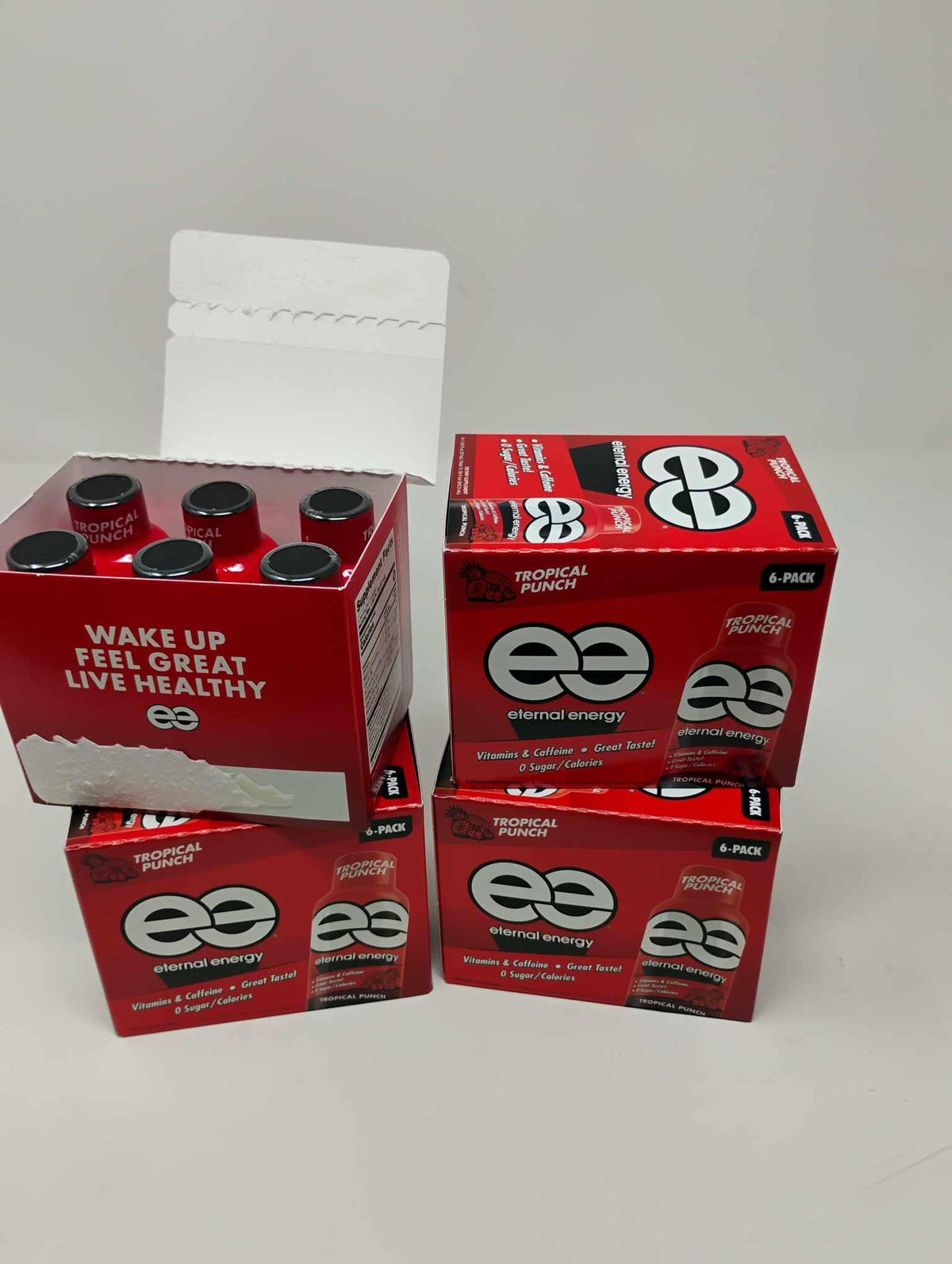 Eternal Energy Premium Energy Shot Tropical Punch - 24 Count