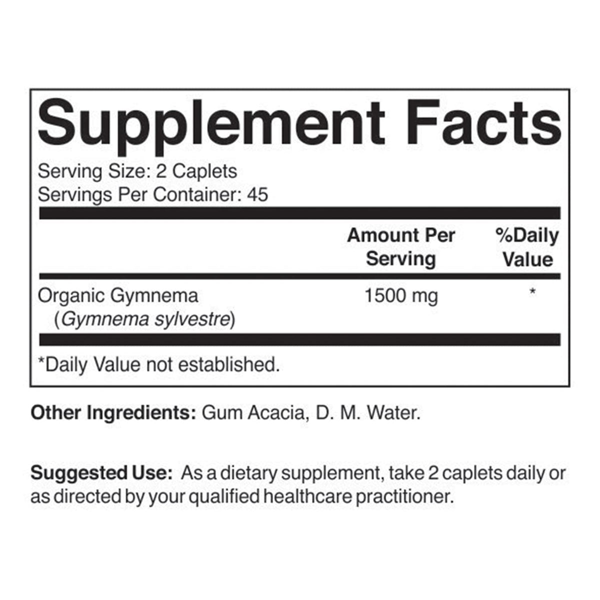 Brieofood Organic Gymnema 1500mg - 90 Vegetarian Tablets - image 2
