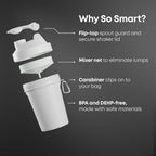 Smartshake 4 Pack Protein Shaker Bottle